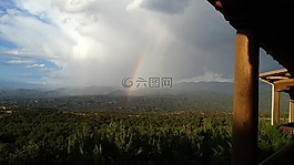 彩虹,云,天氣