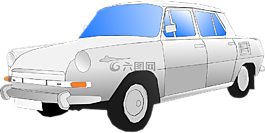自动,车,为