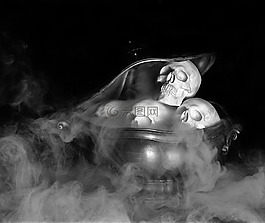 頭骨,萬(wàn)圣節(jié),鬼