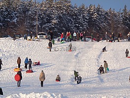 雪,冬季,游戲