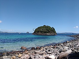 海灘,巖,新西蘭