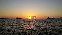海,夕陽(yáng),太陽(yáng)