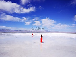 茶卡,鹽湖,天空之境