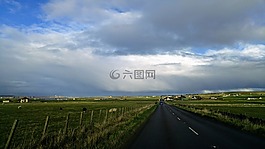 蘇格蘭,路,牧場