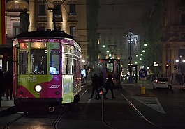 電車,米蘭,軌道