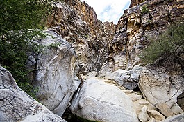 峽谷,山,景觀
