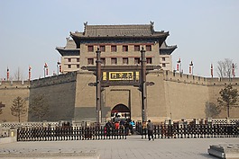 古城西安,十三朝古都,城門
