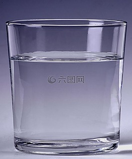 水,玻璃,喝