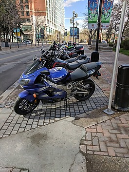 自行車,夏日街,摩托車