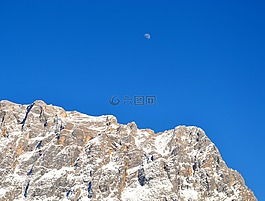 山,zugspitze,景觀