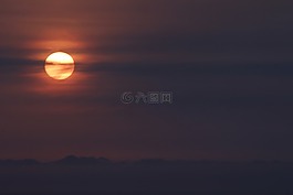 太陽,山,日落