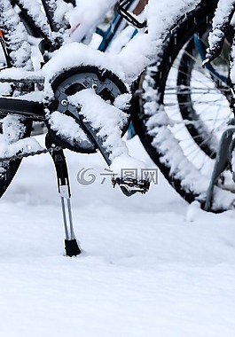 車(chē)輪,冬天,雪