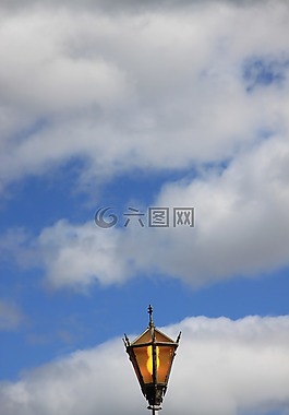 路燈,光