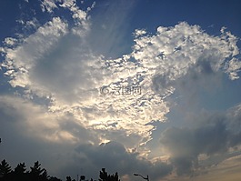 天空,云,太陽能