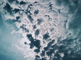天空,云,太陽