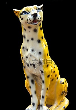 獵豹,數(shù)字,裝飾