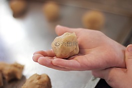 餅干,烘烤,兒童