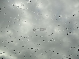 天空,雨滴,雨