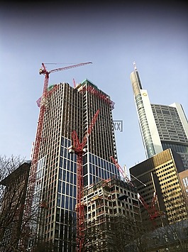 法蘭克福,摩天大樓,生成
