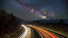 银河系,明星,天空