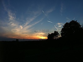 lohrberg,日落,天空