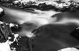 水,溪,森林