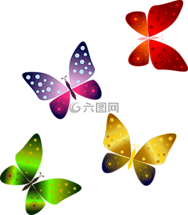 蝴蝶,紅蝴蝶,蝴蝶綠