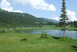 劳厄嫩湖,高山,瑞士