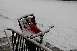 雪,冬天,白