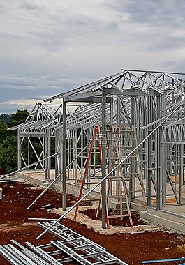 房屋建筑,建設,鋼框架結構