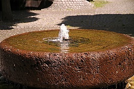 噴泉,公園,德國
