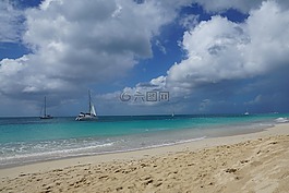 安提瓜,加勒比,海