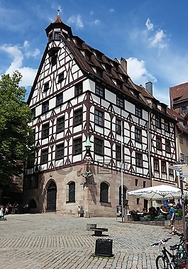 紐倫堡,albrecht dürer,fachwerkhaus
