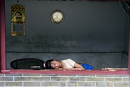 中國(guó),睡眠,女孩