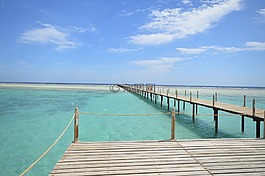 海洋,碼頭,海
