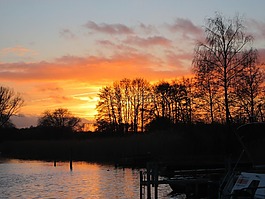 abendstimmung,日落,浪漫