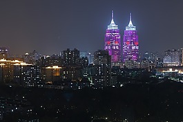 城市,視圖,雙人