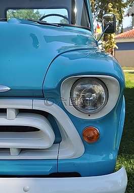oldtimer,雪佛兰,蓝色
