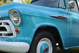 oldtimer,雪佛兰,蓝色