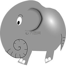 象,哺乳動物,野生動物