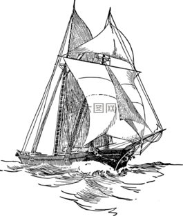 帆船,海洋