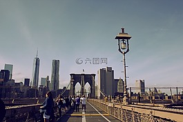 桥,纽约,城市