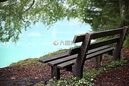 银行,湖,achensee