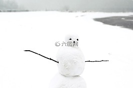 雪人,雪,冬天