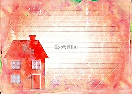 水彩,信紙,背景