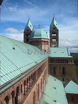 speyer,大教堂,屋顶