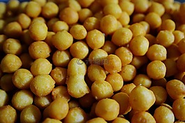 回豌豆,吃,食品