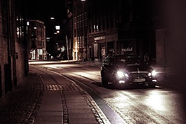 車,夜,哥本哈根