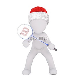 白人男性,孤立,3d模型