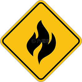 警報(bào),火,警告